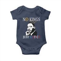 Martin Luther King Jr Baby Onesie No Kings Just Justice - Wonder Print Shop