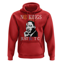 Martin Luther King Jr Hoodie No Kings Just Justice - Wonder Print Shop