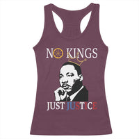 Martin Luther King Jr Racerback Tank Top No Kings Just Justice - Wonder Print Shop