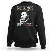 Martin Luther King Jr Sweatshirt No Kings Just Justice - Wonder Print Shop