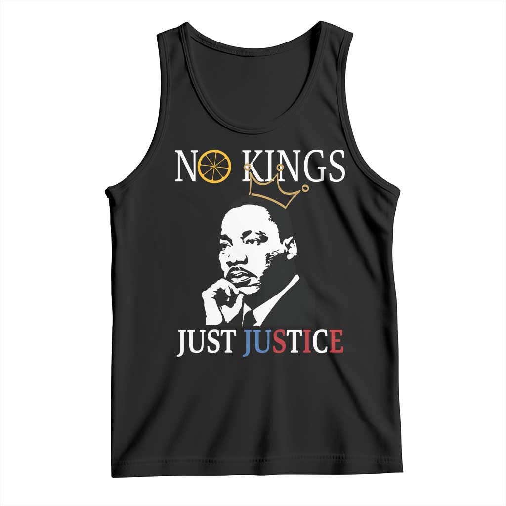 Martin Luther King Jr Tank Top No Kings Just Justice - Wonder Print Shop