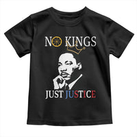 Martin Luther King Jr Toddler T Shirt No Kings Just Justice - Wonder Print Shop