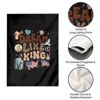Martin Luther King Jr Garden Flag Black History Melanin African American - Wonder Print Shop