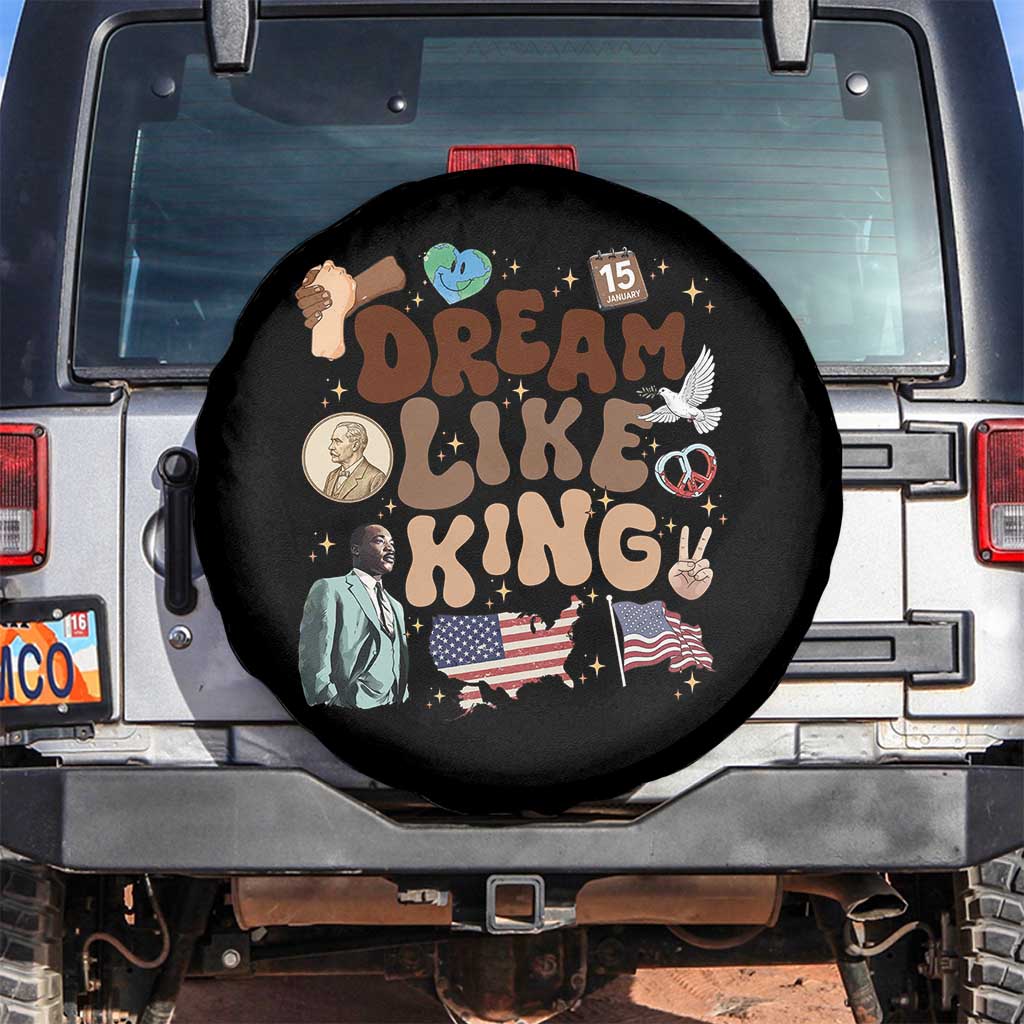 Martin Luther King Jr Spare Tire Cover Black History Melanin African American - Wonder Print Shop