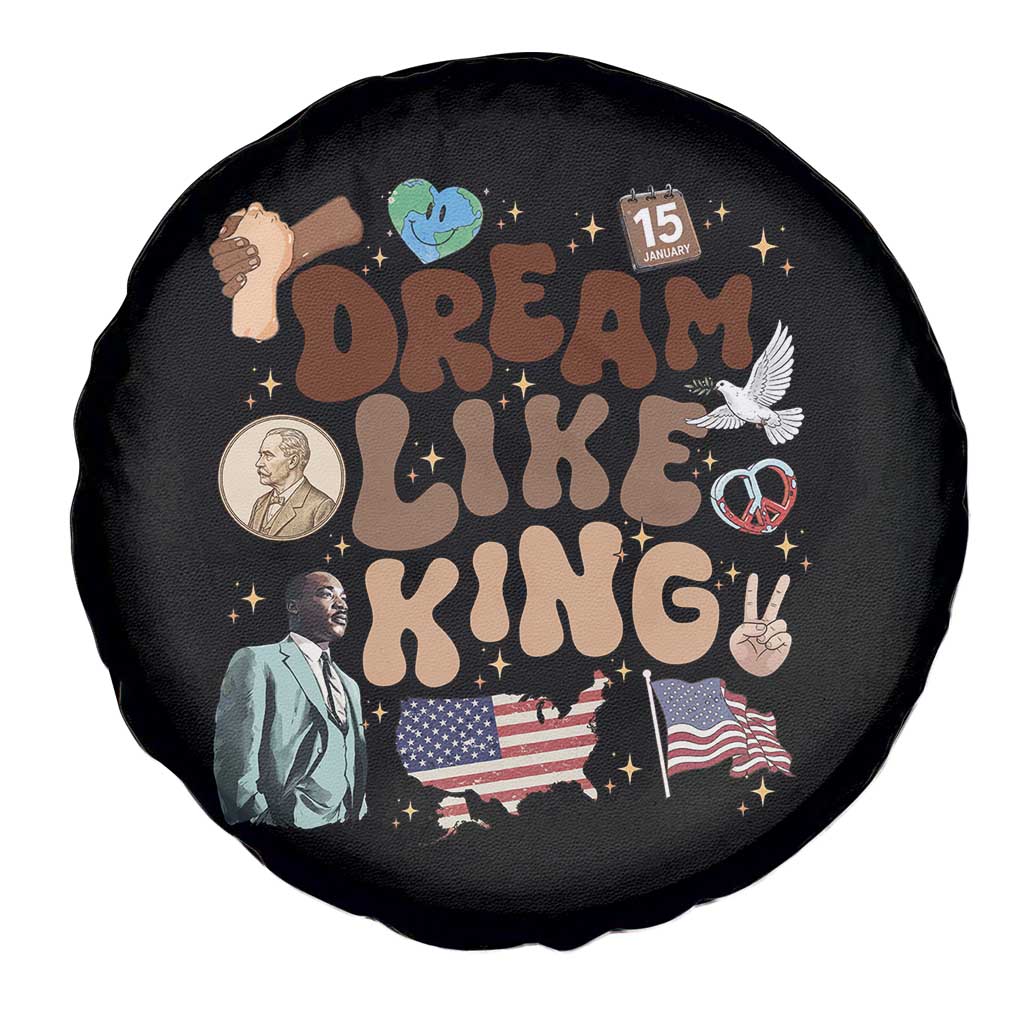 Martin Luther King Jr Spare Tire Cover Black History Melanin African American - Wonder Print Shop