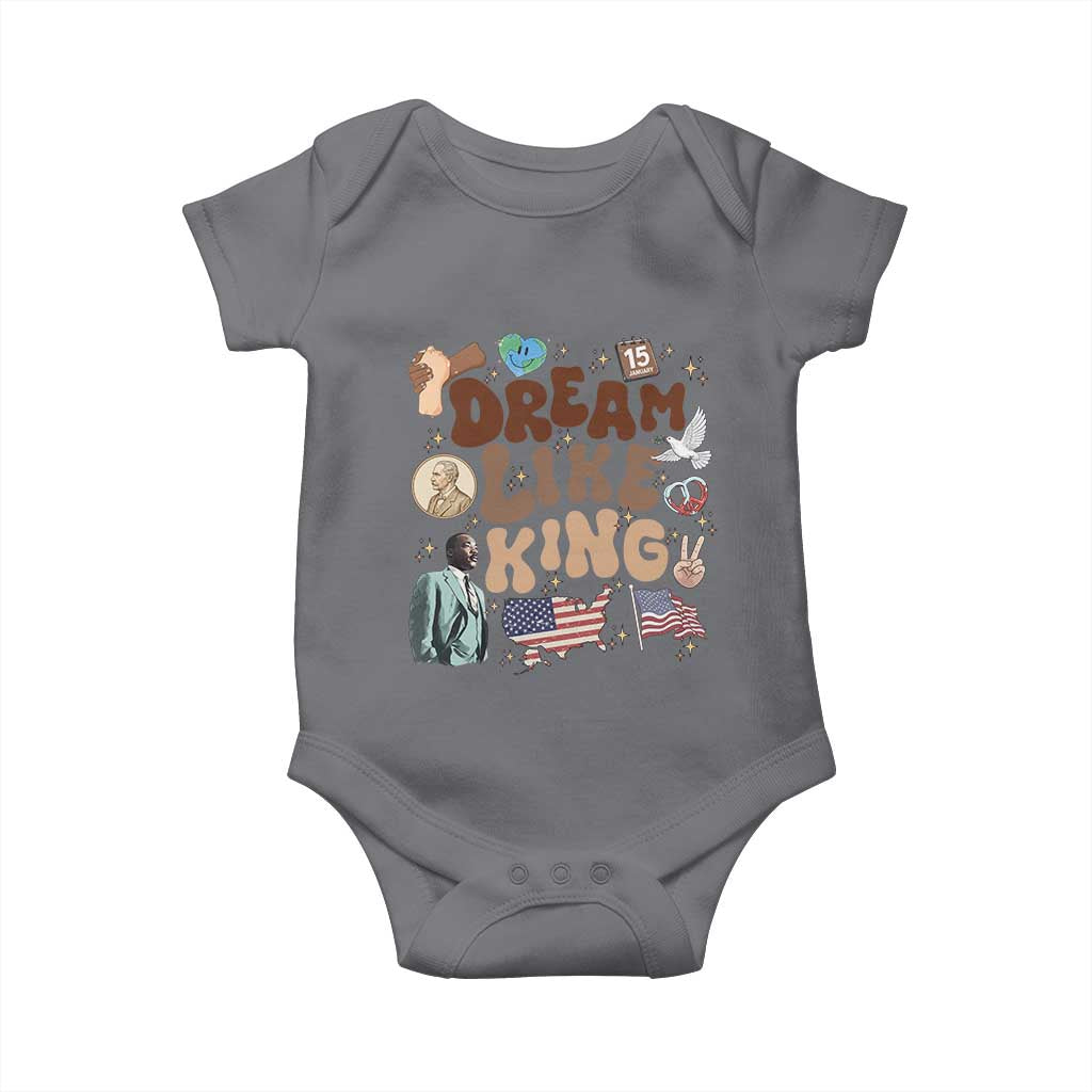 Martin Luther King Jr Baby Onesie Black History Melanin African American - Wonder Print Shop