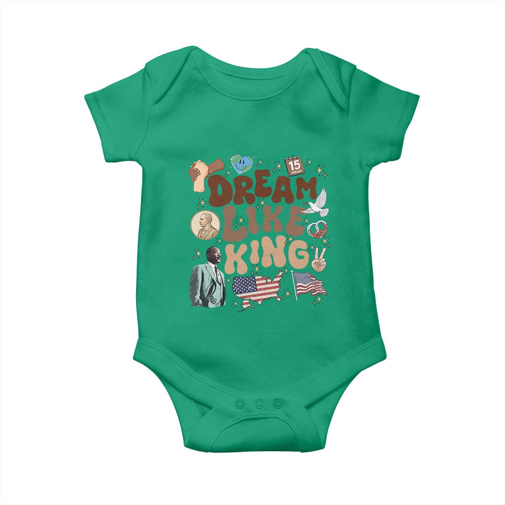 Martin Luther King Jr Baby Onesie Black History Melanin African American - Wonder Print Shop
