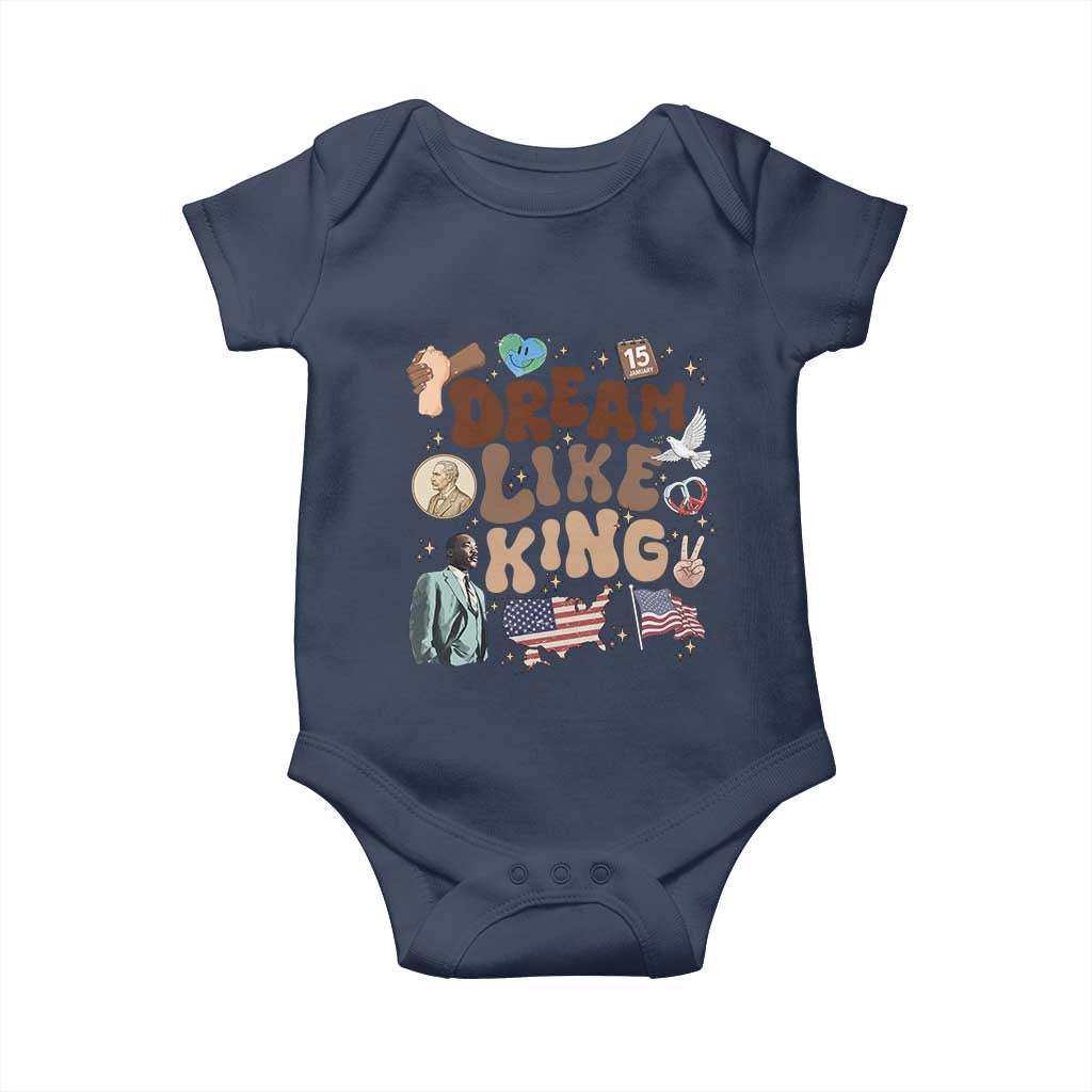 Martin Luther King Jr Baby Onesie Black History Melanin African American - Wonder Print Shop