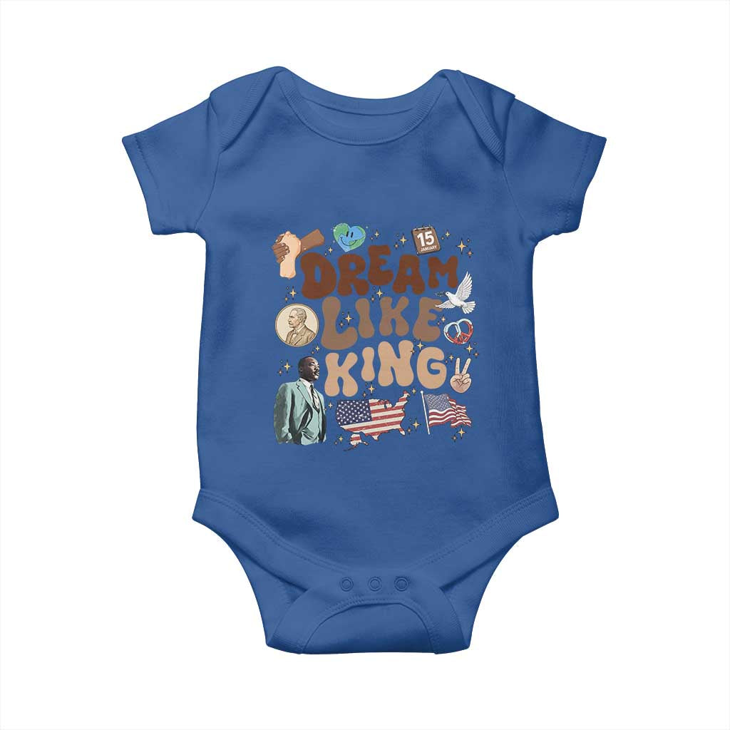 Martin Luther King Jr Baby Onesie Black History Melanin African American - Wonder Print Shop