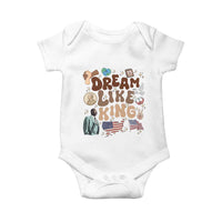 Martin Luther King Jr Baby Onesie Black History Melanin African American - Wonder Print Shop