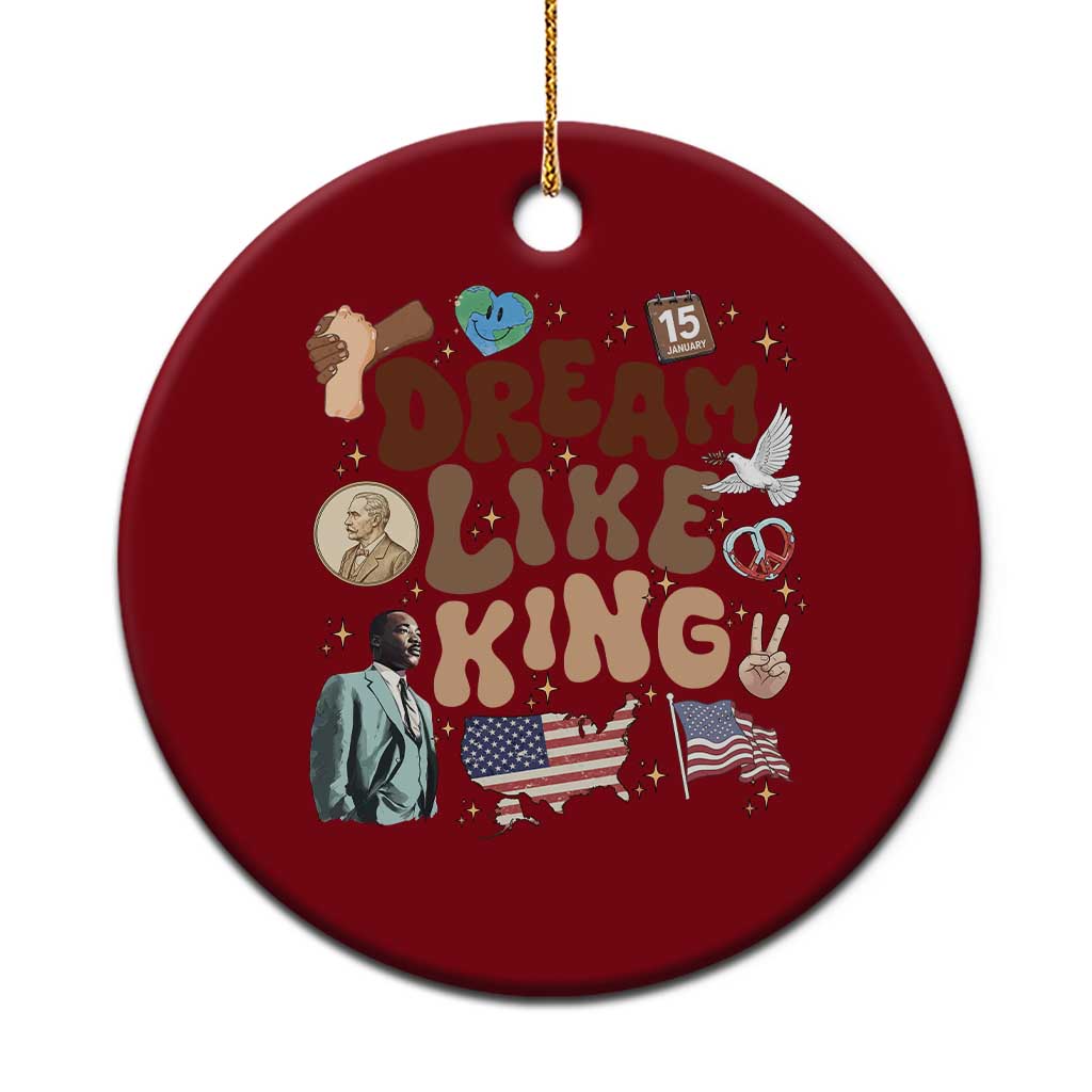 Martin Luther King Jr Ceramic Ornament Black History Melanin African American - Wonder Print Shop