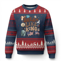 Martin Luther King Jr Ugly Christmas Sweater Black History Melanin African American - Wonder Print Shop