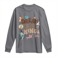Martin Luther King Jr Long Sleeve Shirt Black History Melanin African American - Wonder Print Shop