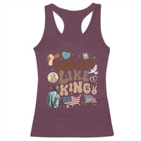 Martin Luther King Jr Racerback Tank Top Black History Melanin African American - Wonder Print Shop