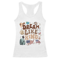 Martin Luther King Jr Racerback Tank Top Black History Melanin African American - Wonder Print Shop