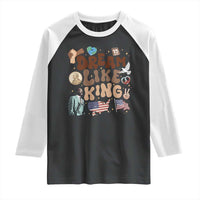 Martin Luther King Jr Raglan Shirt Black History Melanin African American - Wonder Print Shop
