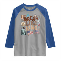 Martin Luther King Jr Raglan Shirt Black History Melanin African American - Wonder Print Shop