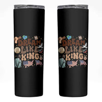 Martin Luther King Jr Skinny Tumbler Black History Melanin African American - Wonder Print Shop