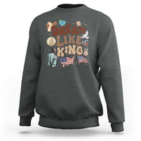 Martin Luther King Jr Sweatshirt Black History Melanin African American - Wonder Print Shop