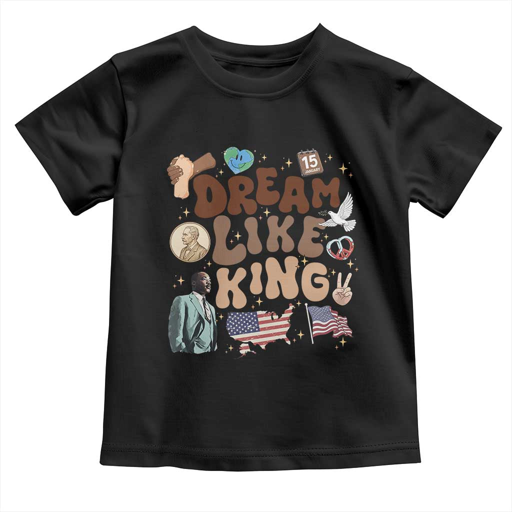 Martin Luther King Jr Toddler T Shirt Black History Melanin African American - Wonder Print Shop