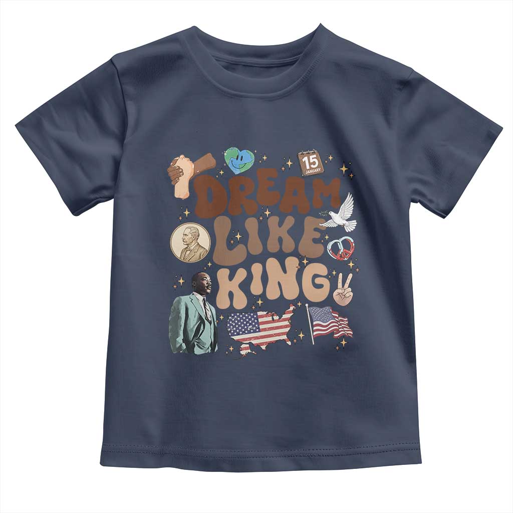 Martin Luther King Jr Toddler T Shirt Black History Melanin African American - Wonder Print Shop
