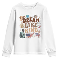 Martin Luther King Jr Youth Sweatshirt Black History Melanin African American - Wonder Print Shop