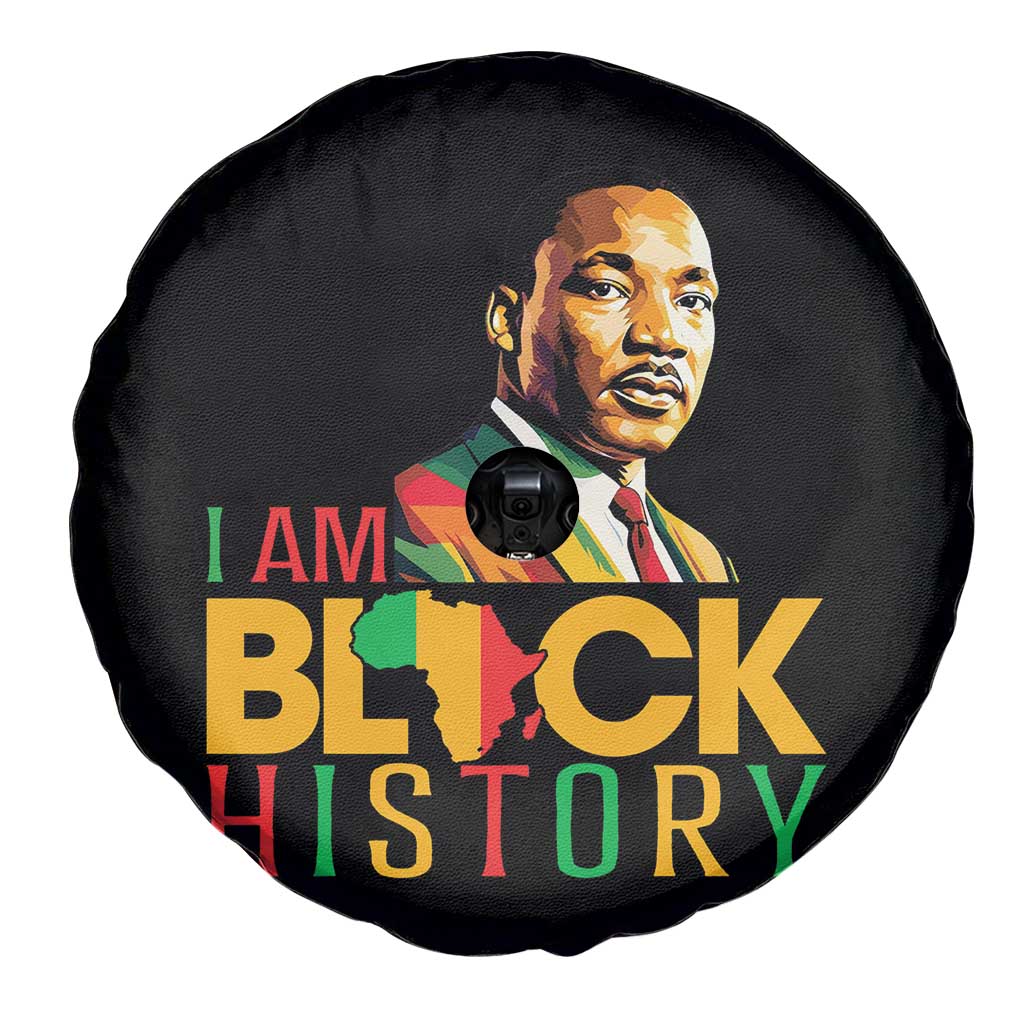 I Am Black History Spare Tire Cover Martin Luther Jr King African American Pride - Wonder Print Shop