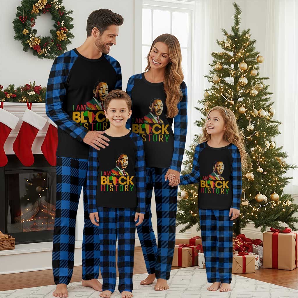 I Am Black History Plaid Pajama Set Martin Luther Jr King African American Pride - Wonder Print Shop