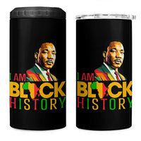 I Am Black History 4 in 1 Can Cooler Tumbler Martin Luther Jr King African American Pride - Wonder Print Shop