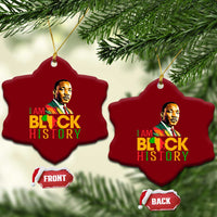 I Am Black History Ceramic Ornament Martin Luther Jr King African American Pride - Wonder Print Shop