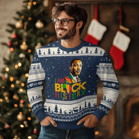 I Am Black History Ugly Christmas Sweater Martin Luther Jr King African American Pride - Wonder Print Shop