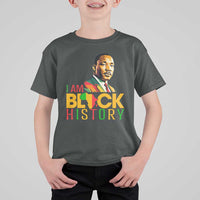 I Am Black History T Shirt For Kid Martin Luther Jr King African American Pride - Wonder Print Shop