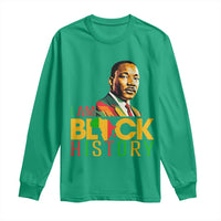 I Am Black History Long Sleeve Shirt Martin Luther Jr King African American Pride - Wonder Print Shop