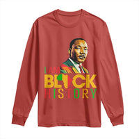 I Am Black History Long Sleeve Shirt Martin Luther Jr King African American Pride - Wonder Print Shop