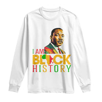 I Am Black History Long Sleeve Shirt Martin Luther Jr King African American Pride - Wonder Print Shop