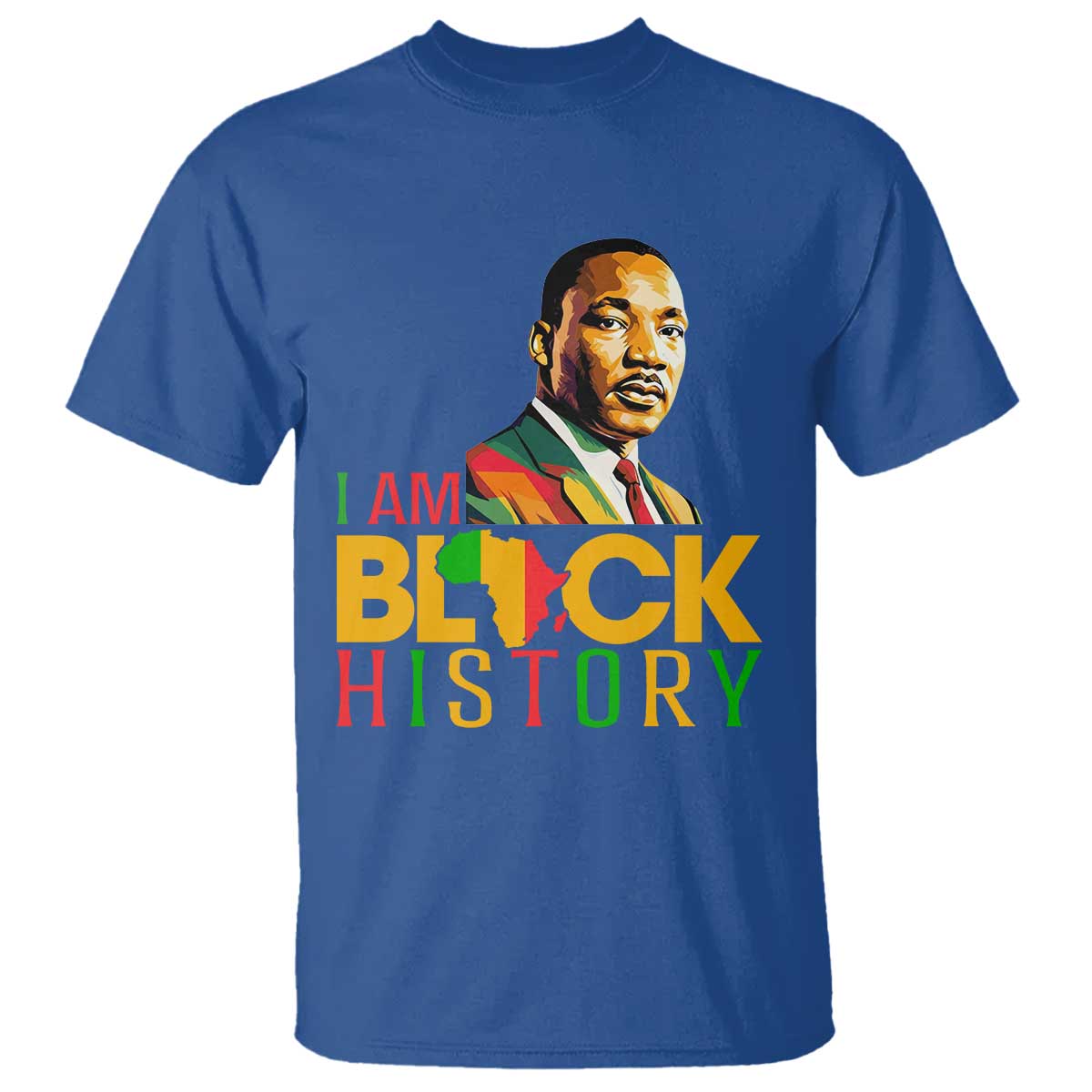 I Am Black History T Shirt Martin Luther Jr King African American Pride - Wonder Print Shop