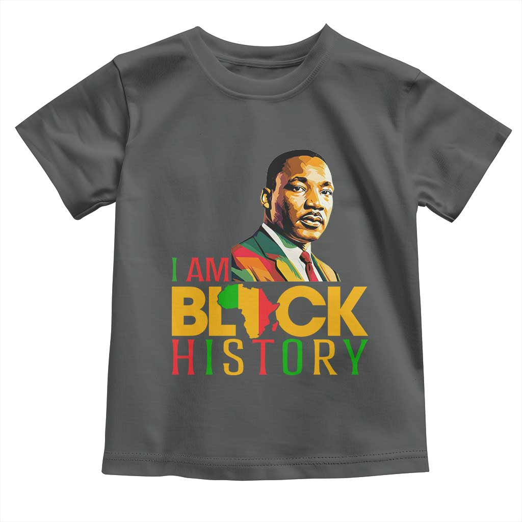 I Am Black History Toddler T Shirt Martin Luther Jr King African American Pride - Wonder Print Shop