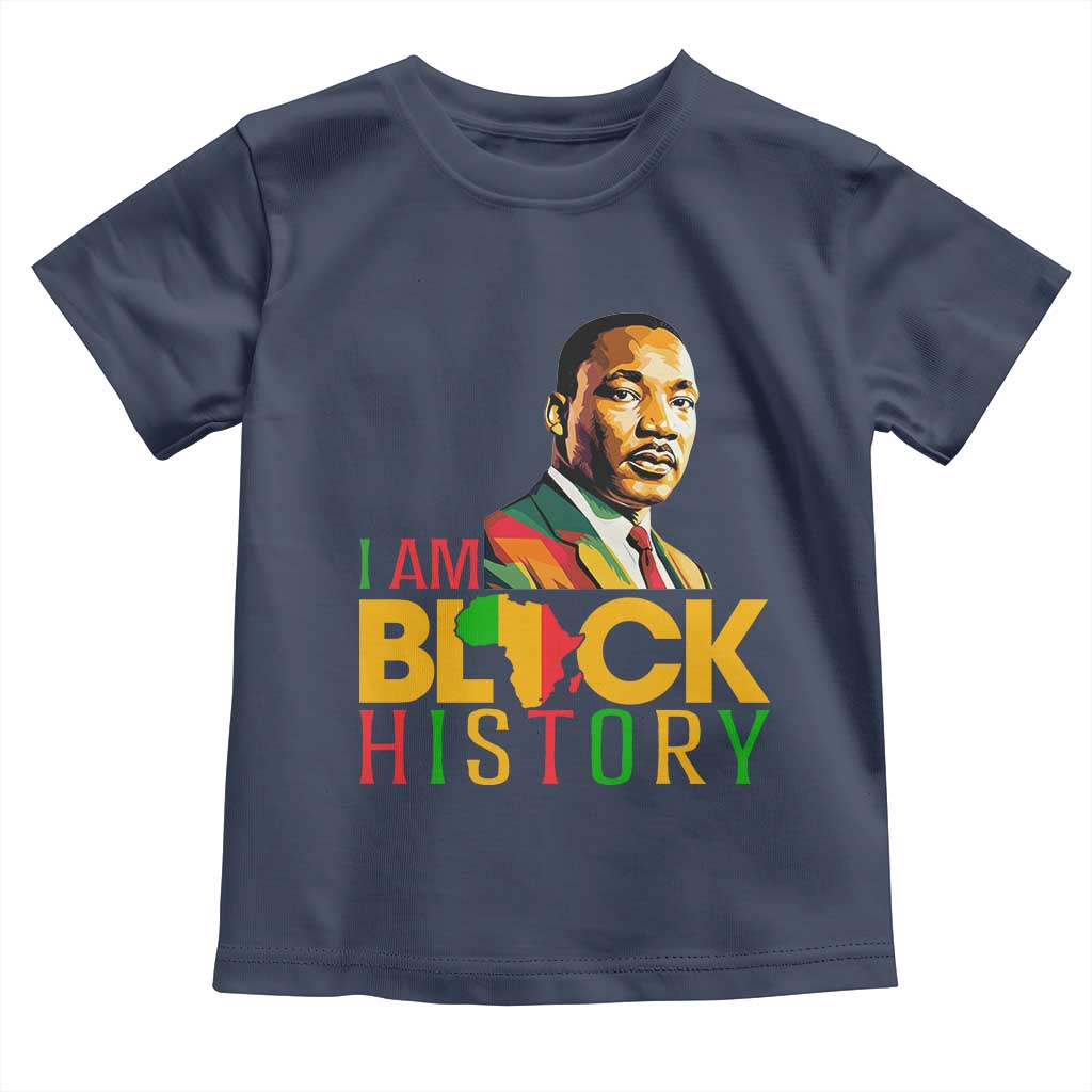 I Am Black History Toddler T Shirt Martin Luther Jr King African American Pride - Wonder Print Shop