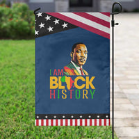 I Am Black History Garden Flag Martin Luther Jr King African American Pride