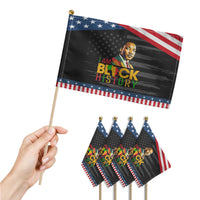 I Am Black History Patriotic Handheld Flag Martin Luther Jr King African American Pride