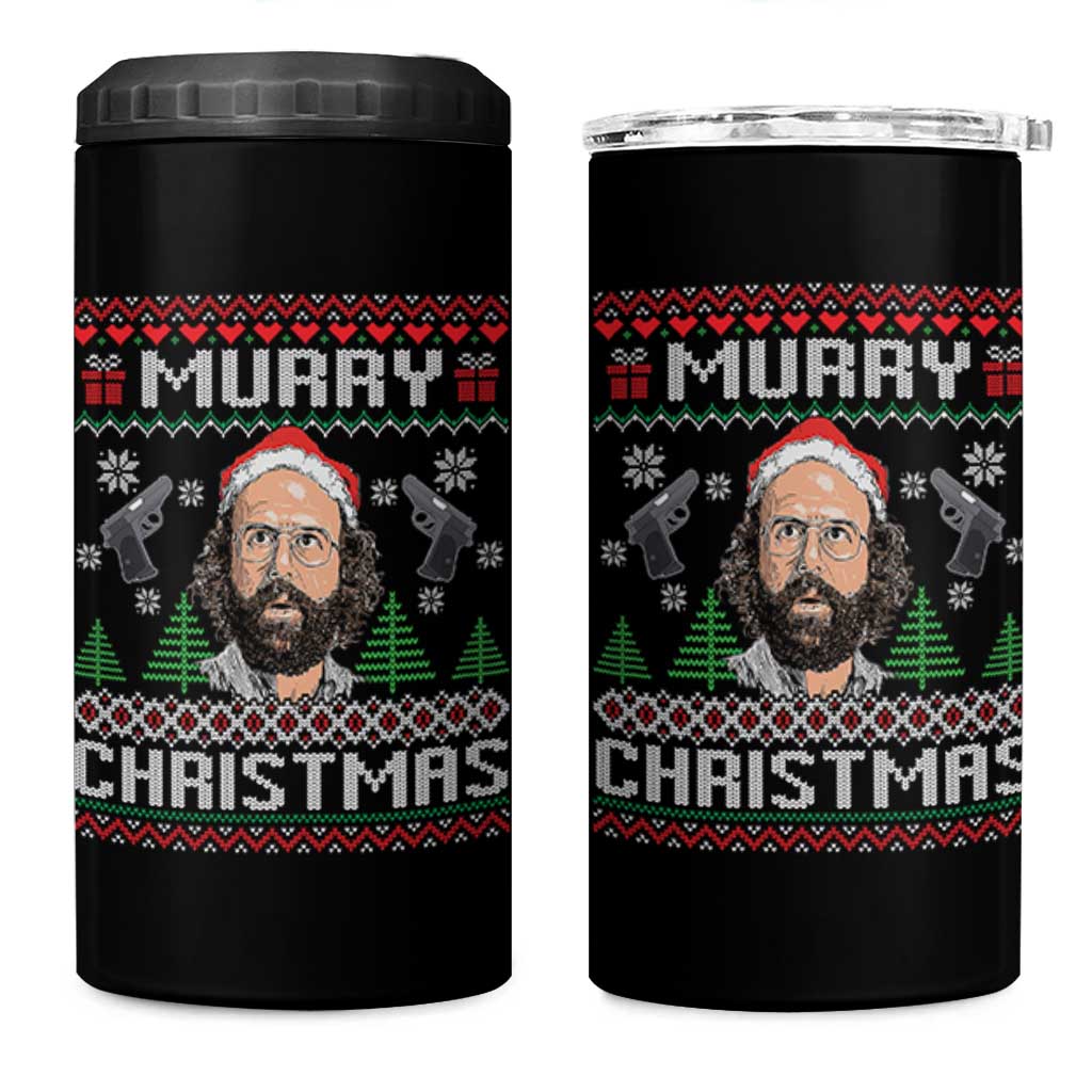 Murray Christmas 4 in 1 Can Cooler Tumbler Funny Stranger Holiday Meme - Wonder Print Shop
