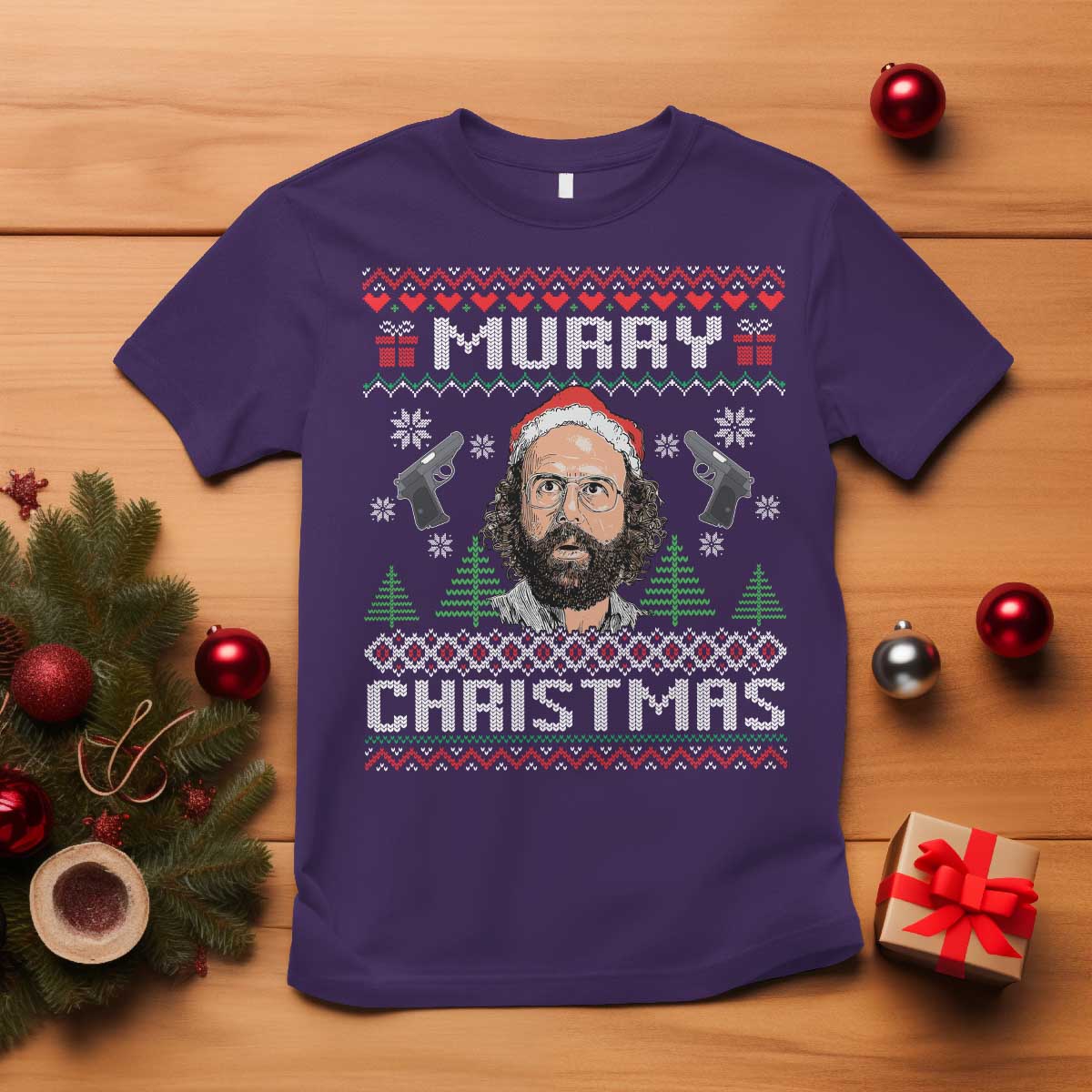 Murray Christmas T Shirt Funny Stranger Holiday Meme - Wonder Print Shop