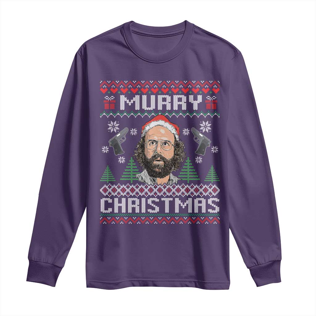 Murray Christmas Long Sleeve Shirt Funny Stranger Holiday Meme - Wonder Print Shop