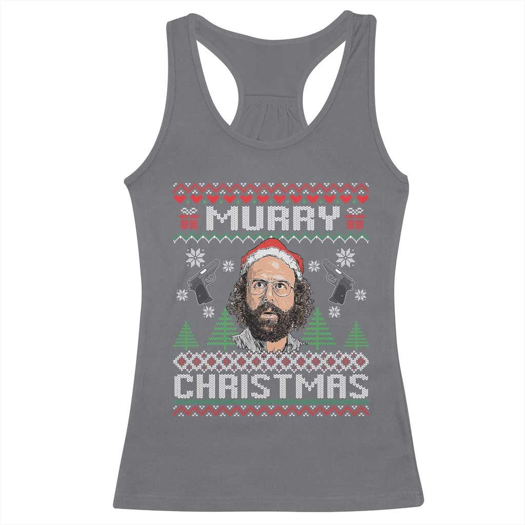 Murray Christmas Racerback Tank Top Funny Stranger Holiday Meme - Wonder Print Shop