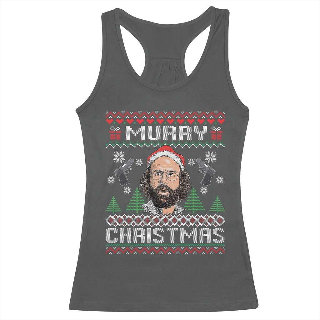 Murray Christmas Racerback Tank Top Funny Stranger Holiday Meme - Wonder Print Shop