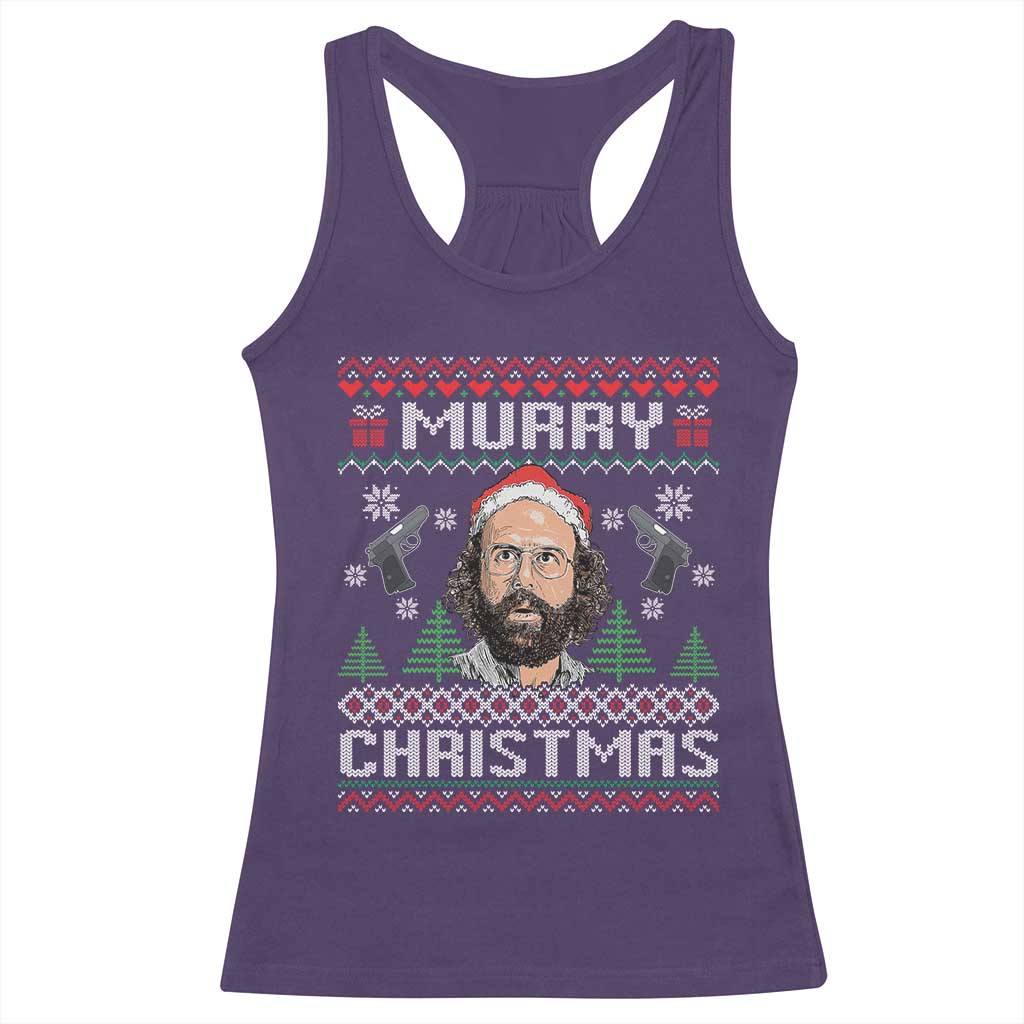 Murray Christmas Racerback Tank Top Funny Stranger Holiday Meme - Wonder Print Shop