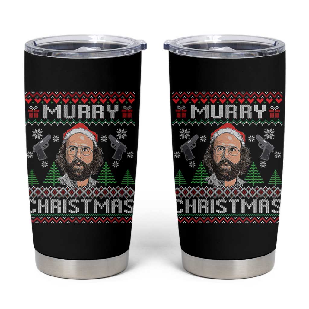 Murray Christmas Tumbler Cup Funny Stranger Holiday Meme - Wonder Print Shop