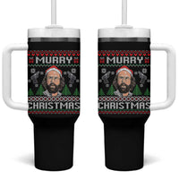 Murray Christmas Tumbler With Handle Funny Stranger Holiday Meme - Wonder Print Shop