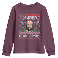 Murray Christmas Youth Sweatshirt Funny Stranger Holiday Meme - Wonder Print Shop