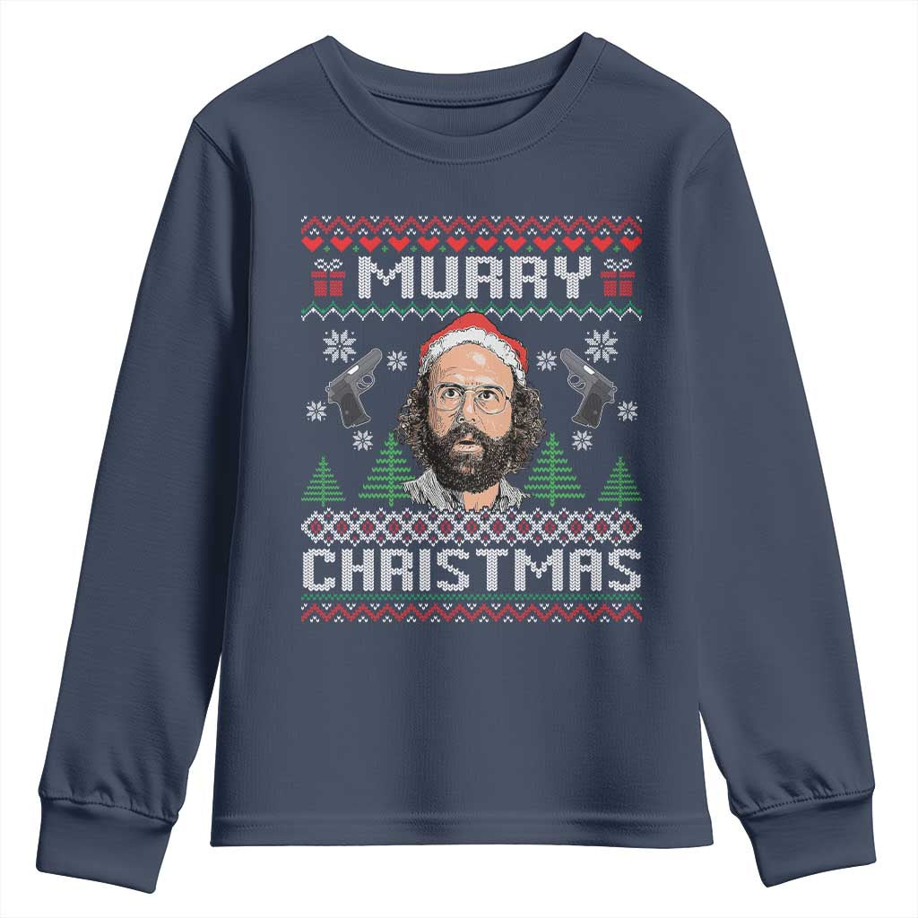 Murray Christmas Youth Sweatshirt Funny Stranger Holiday Meme - Wonder Print Shop